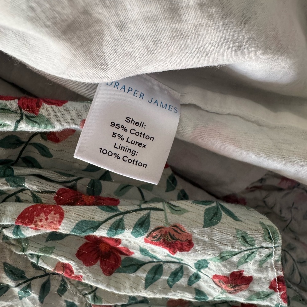 DRAPER JAMES “Reba” Wrap Mini Dress in Strawberry Fields Floral - Picture 11 of 11
